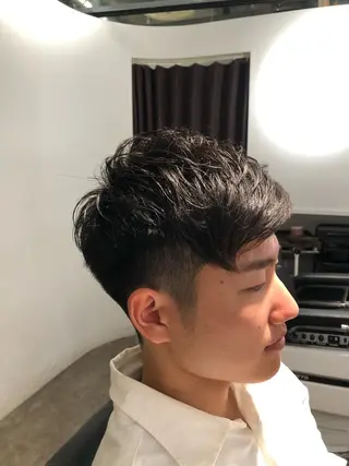 ミディアム メンズ rilune matsuoのヘアスタイル