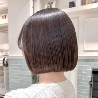 ミディアム 縮毛矯正/艶髪🦋 ボブ　ゆうとのヘアスタイル