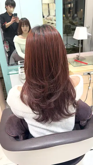 ロング 透明感カラー／ 艶髪／たなべだいのヘアスタイル