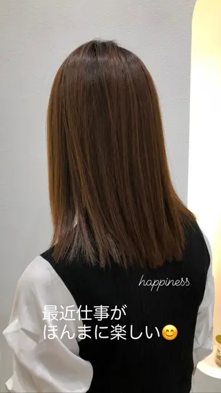 ミディアム カラー パーマ ヘアアレンジ メンズ キッズ ネイル マツエク・マツパ 堀井 凌平のヘアスタイル