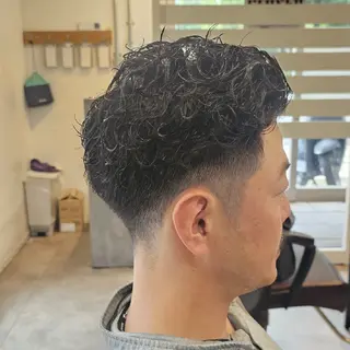 ショート パーマ 安田 大輔のヘアスタイル