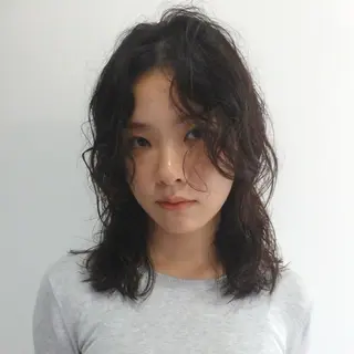 ミディアム 似合わせデザイン໒꒱ rioのヘアスタイル