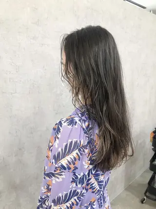ロング カラー パーマ ヘアアレンジ メンズ キッズ ネイル マツエク・マツパ エビスザキレン/メン ズ/心斎橋🌳のヘアスタイル