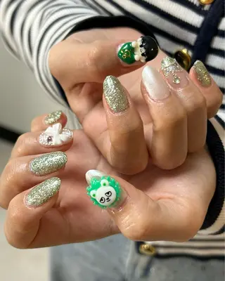 メンズ ネイル ten nail salon　かえでのネイルデザイン