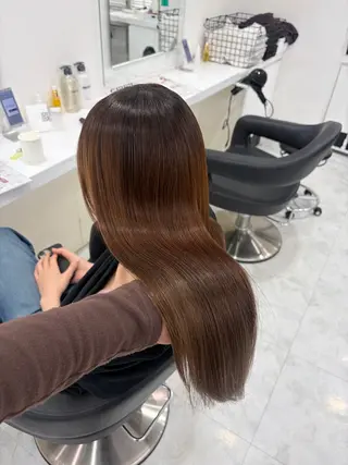 セミロング 韓国トレンドヘア🤍 Chima🤍のヘアスタイル