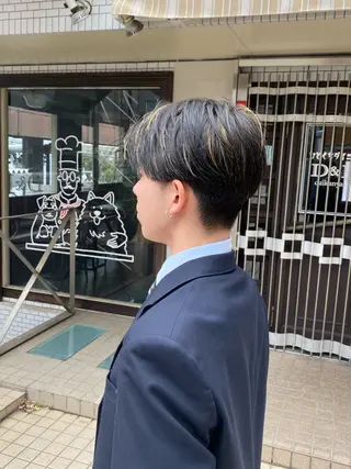 カラー メンズ 20代〜40代 大塚🌱松原大将のヘアスタイル