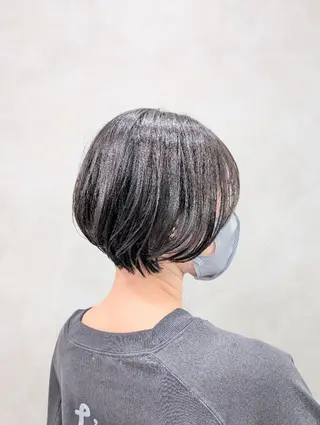 ショート カラー 髪質改善/ 上村旺武のヘアスタイル