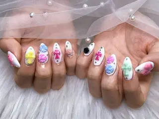 ネイル lucky nail 歌舞伎町のネイルデザイン