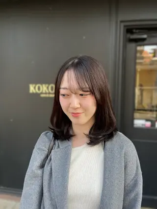 ミディアム みゆ/ カラーリスト🎀のヘアスタイル