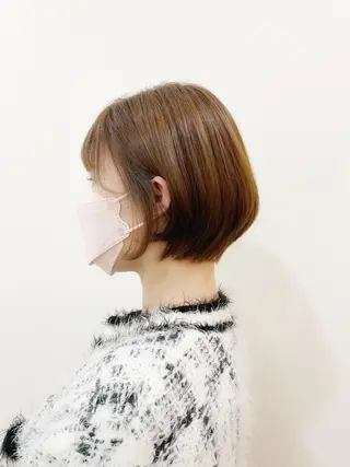 ショート カラー 👑銀座ショート/ 絶壁補正/金子涼👑のヘアスタイル