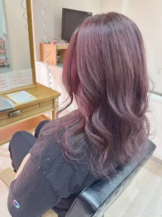 ロング カラー レイヤー/ショート chere狭山のヘアスタイル