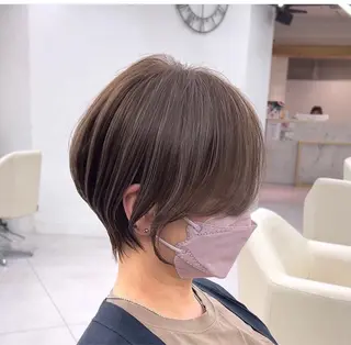 ショート 大月 夏歩のヘアスタイル