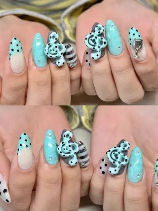 ロング Kiki / art nailのネイルデザイン