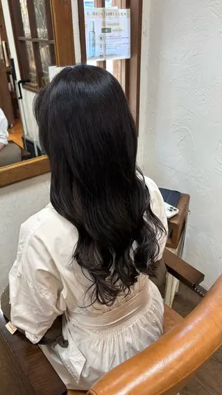 ロング カラー 元山 透明感艶カラー 🌻レイヤーカットのヘアスタイル