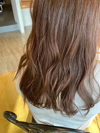 ミディアム カラー 英語ok sohee ソヒ 305号室のヘアスタイル