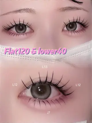 マツエク・マツパ fein.aoi🎀 🤍のマツエク・マツパデザイン