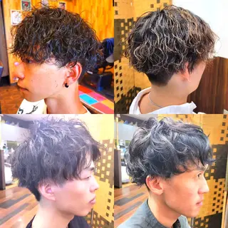 ミディアム パーマ メンズ notoa(ﾉﾄｱ) TAKAのヘアスタイル