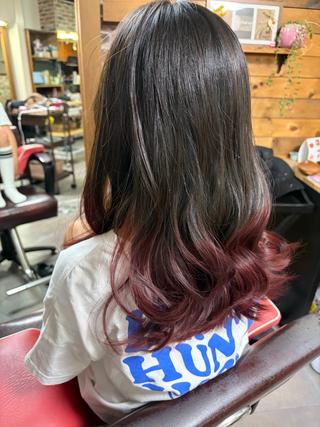 カラー 🌈アイスアウト🌈 Mahoのヘアスタイル