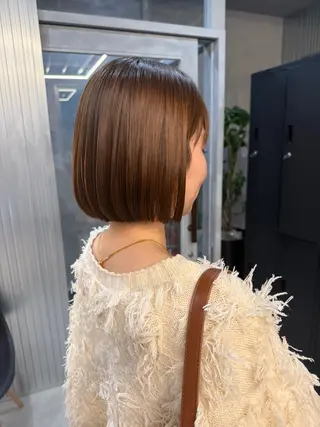 ショート カラー ♡noa/ボブ ナチュラルカラー♡のヘアスタイル