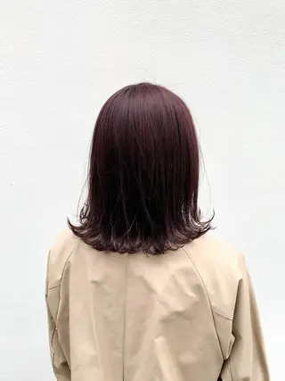 ミディアム カラー ヘアアレンジ 〽️magico/ ウルフDaiki〽️のヘアスタイル