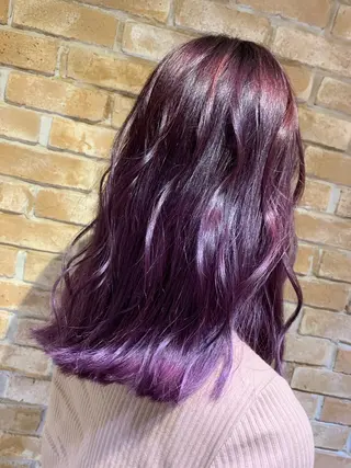 ロング カラー 💜Rebre** Mayu💜のヘアスタイル