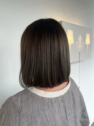 ミディアム おせ ちさとのヘアスタイル
