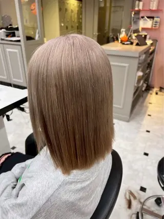 カラー ミルクティー・透明感 🏹REN🏹のヘアスタイル