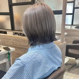 ショート カラー mio ︴ アレンジ ︴ 透明感カラーのヘアスタイル