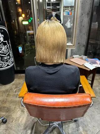 ミディアム 🔥コテ巻き風 ボブパーマ🔥のヘアスタイル