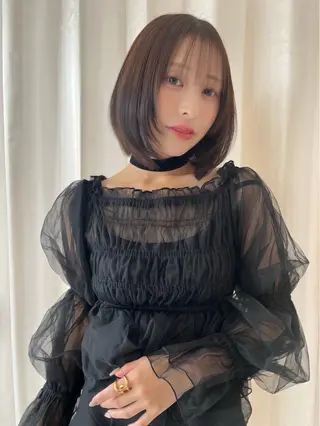 ショート 髪質改善／レイヤー ハッシュカットひなたのヘアスタイル
