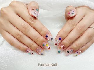 ネイル FanFan 長さ出し専門のネイルデザイン