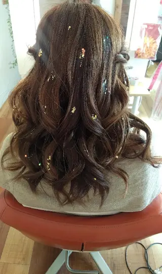 セミロング ヘアアレンジ Rarely  beautyのヘアスタイル