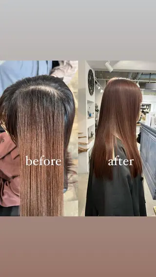 ロング カラー nito misakiのヘアスタイル