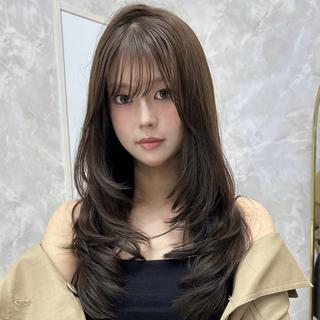 ロング カラー エクステ・レイヤー・ デザイン/yuunaのヘアスタイル