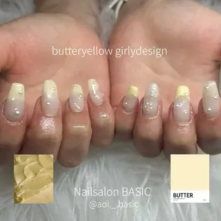 ネイル BASIC麻布十番店 Jr あおいのネイルデザイン