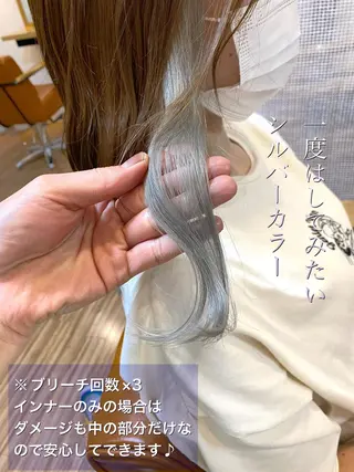 ミディアム カラー 襟足でお悩みの方✂︎ くびれ職人ハシモトのヘアスタイル