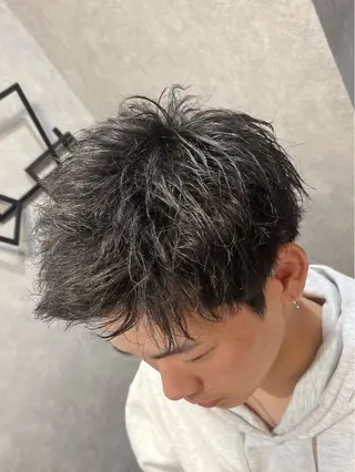 ミディアム パーマ 🌈予約の98%パ ーマ⭕️🌈福本のヘアスタイル
