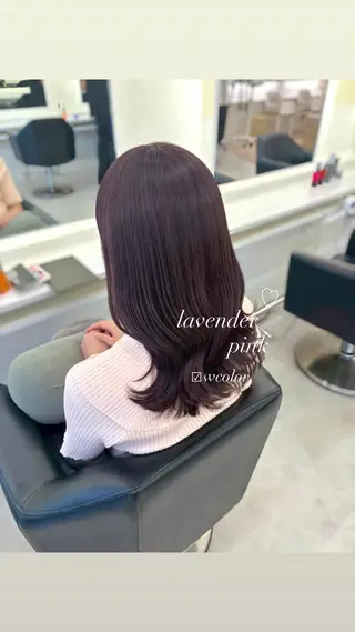 ロング ParveMix🫧 宮﨑 梨里のヘアスタイル