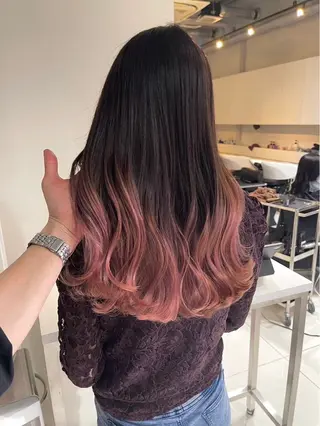 ロング ハイライトモデル募集 ALIVE髙橋賢世のヘアスタイル