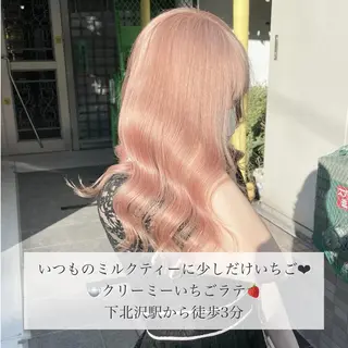 セミロング カラー ハイトーン特化💍 NØRN💍韓国のヘアスタイル