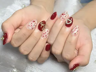 ネイル YUKI韓国風 ワンホンネイル🔥のネイルデザイン