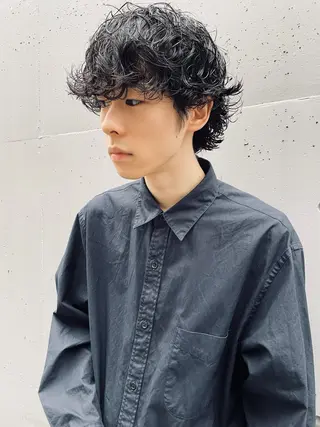 ショート パーマ メンズ メンズカット / MISUZUのヘアスタイル