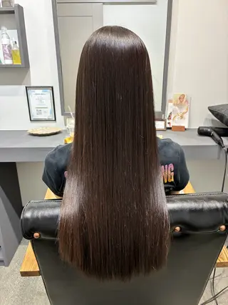 ロング 西村 花織のヘアスタイル