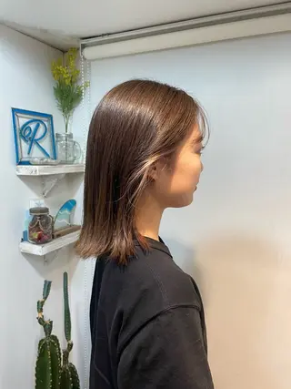カラー 大山 怜菜のヘアスタイル