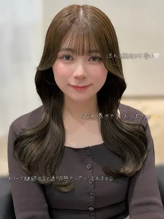 ロング カラー 名駅/sHiHo/透 明感カラー✨🎀/のヘアスタイル