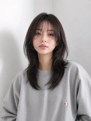 ミディアム ケアカラー×髪質改善 🌙OKUBO🌙のヘアスタイル