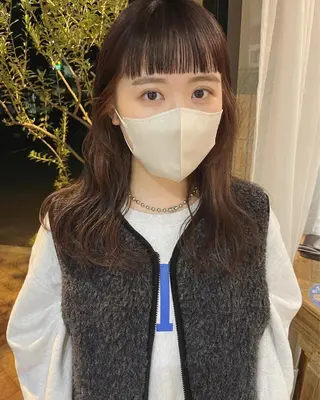ロング カラー レイヤー/顔周り /AKARIのヘアスタイル