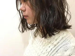 ミディアム ボブ/髪質改善/ 艶カラー/akariのヘアスタイル
