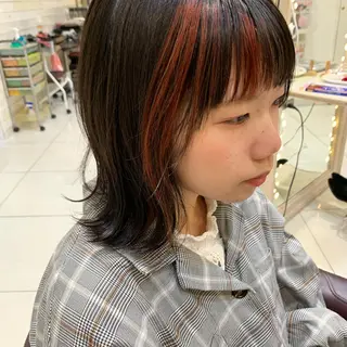 カラー 黒田瀬奈/ボブ まろやかベージュのヘアスタイル