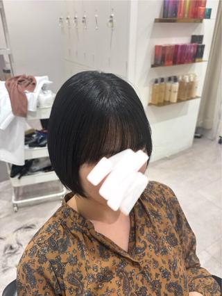 ミディアム 田中澪🩵ྀི /HUG横浜のヘアスタイル